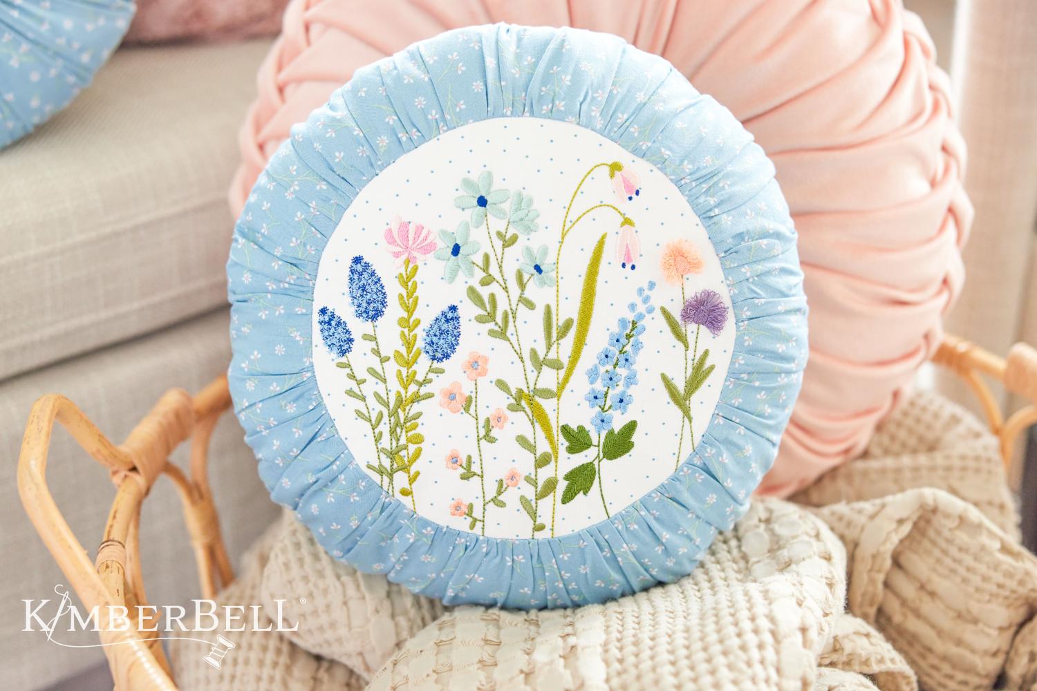 2024 Kimberbell Hello Spring Round Pillow - January Digital Dealer Exclusive