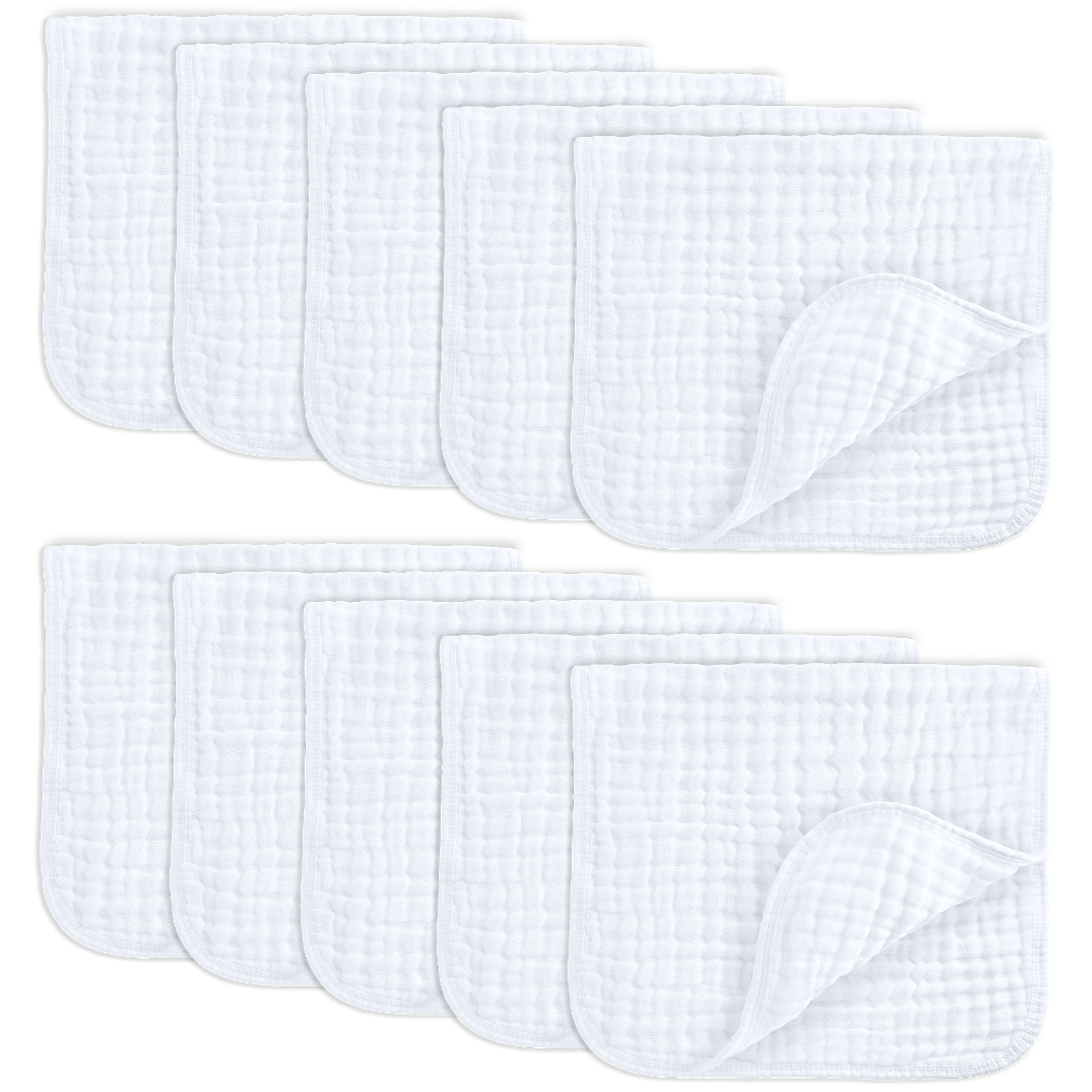 Muslin Burp Cloths by Comfy Cubs