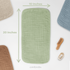 Muslin Burp Cloths by Comfy Cubs