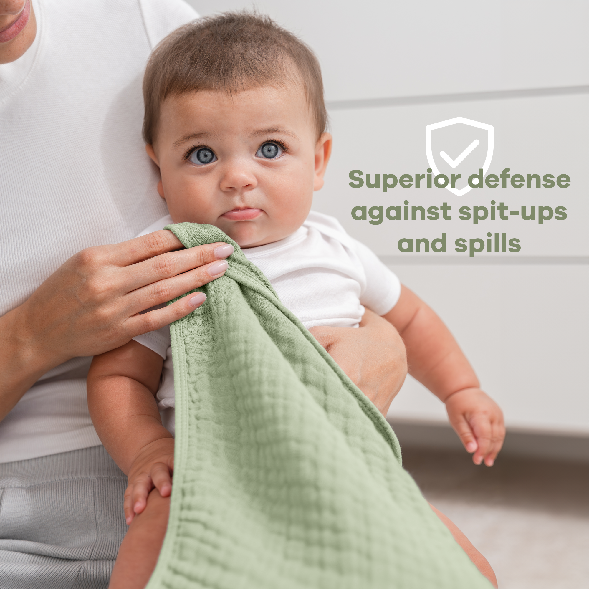 Muslin Burp Cloths by Comfy Cubs