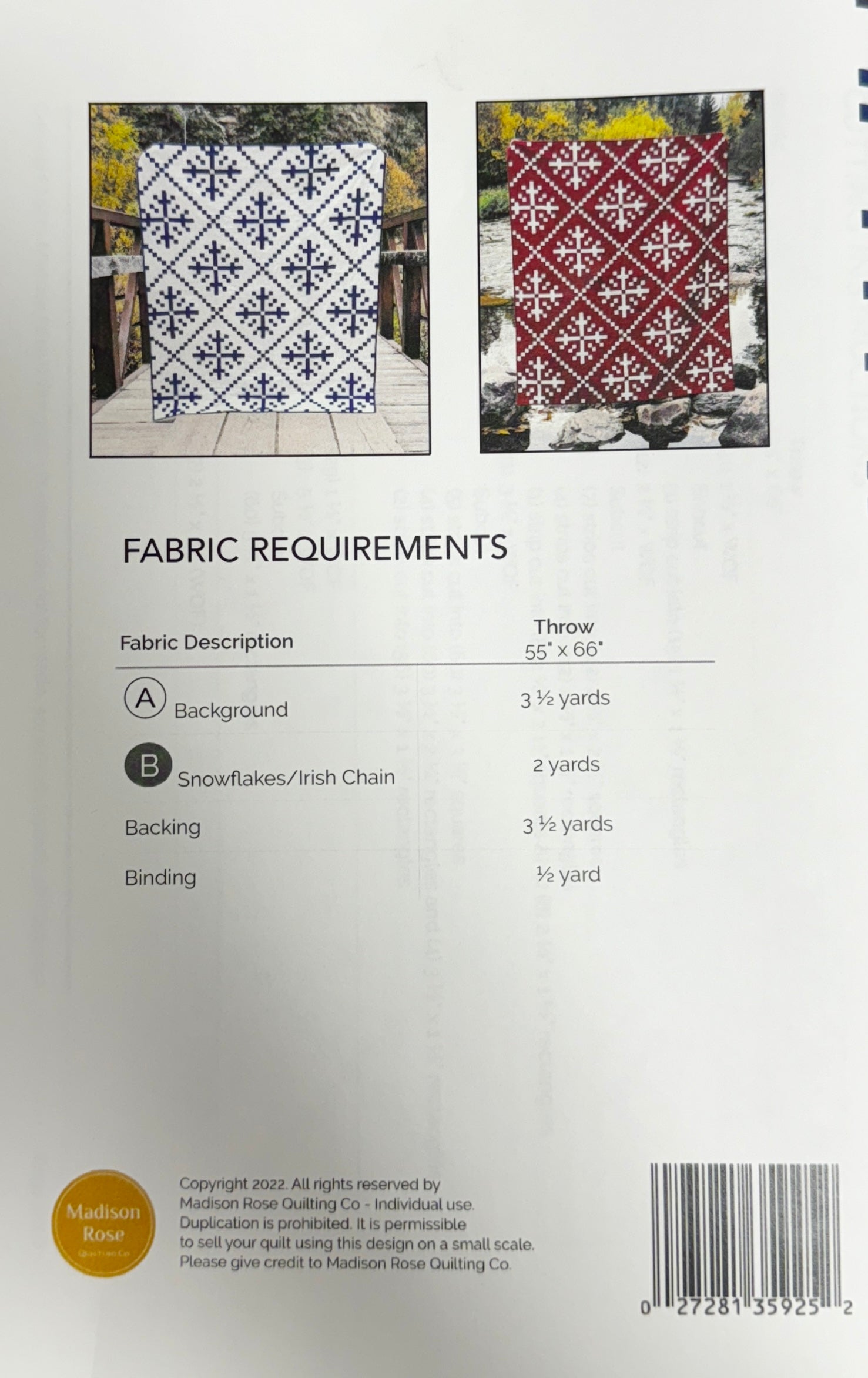 Celtic Snowflake Quilt Pattern