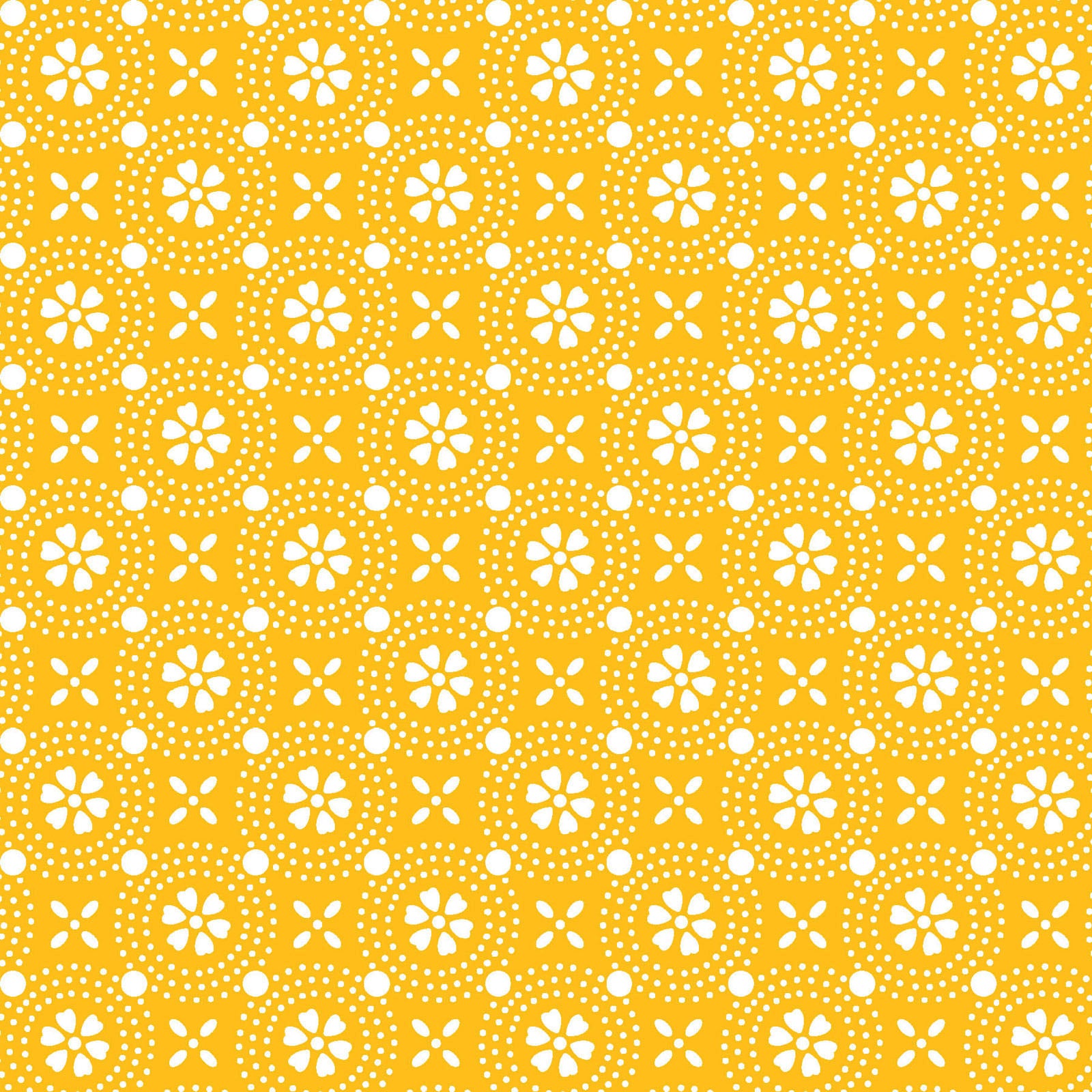Kimberbell Basics - Dotted Circles Yellow