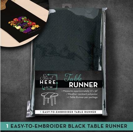 OESD Table Runner Blank - Black
