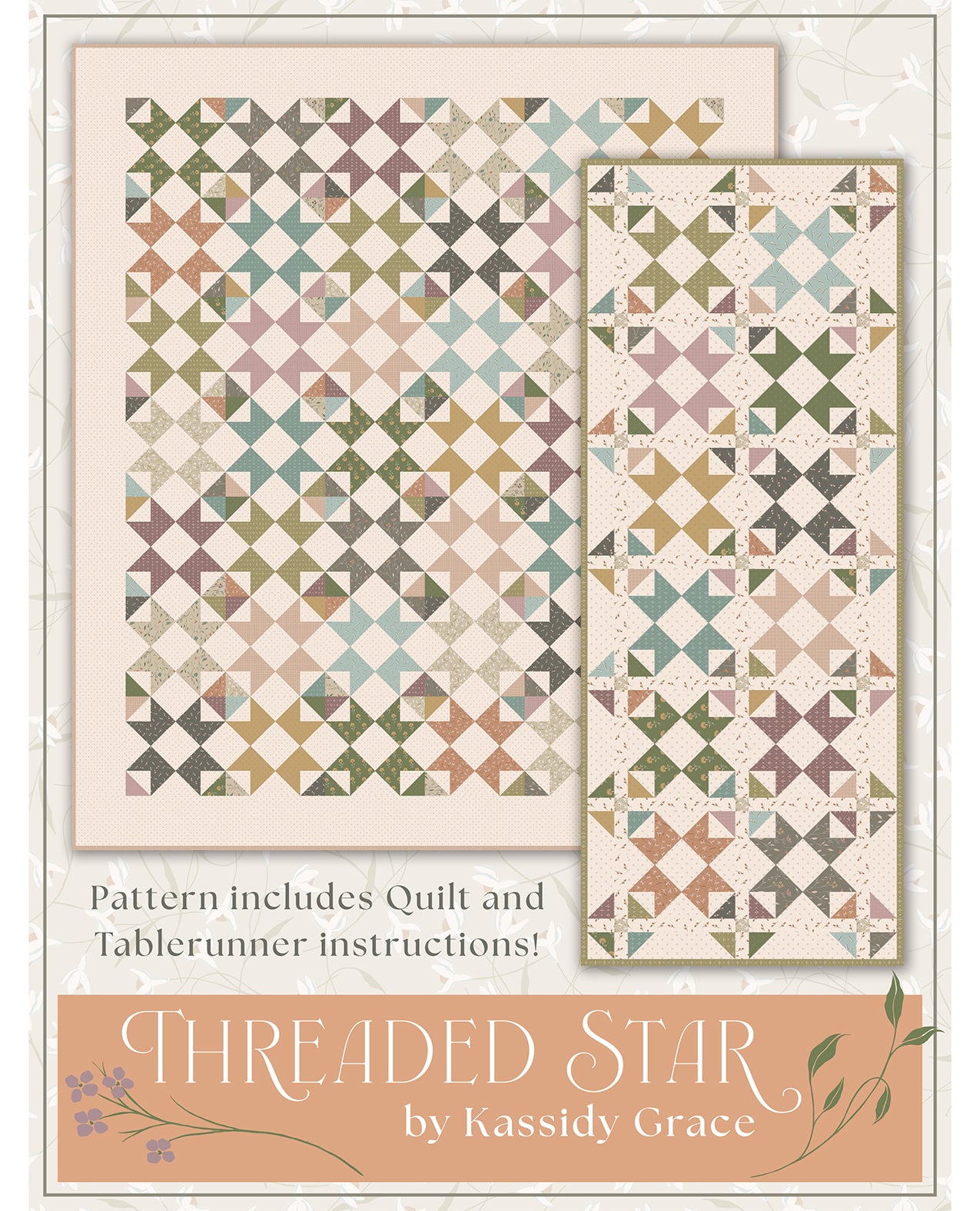 Threaded Star Quilt & Runner