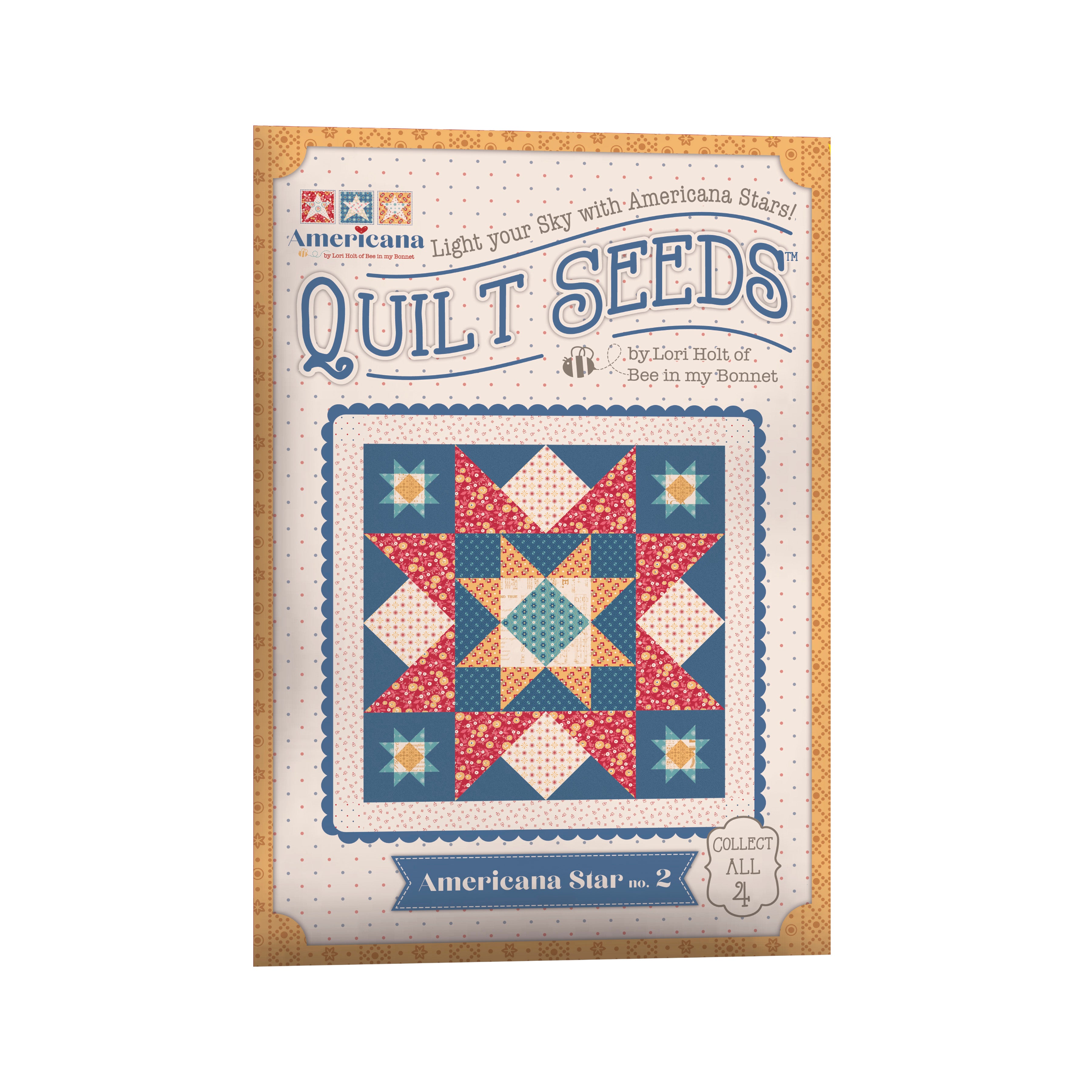 Lori Holt Quilt Seeds Pattern Americana Star No. 2
