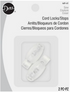 Dritz Cord Stops Clear 2ct