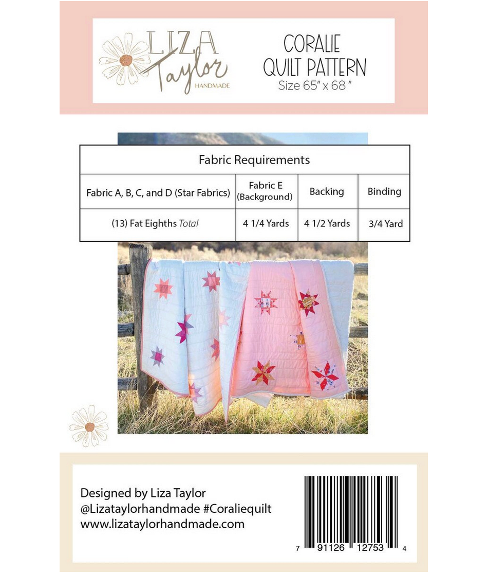 Liza Taylor Handmade Coralie Quilt Pattern