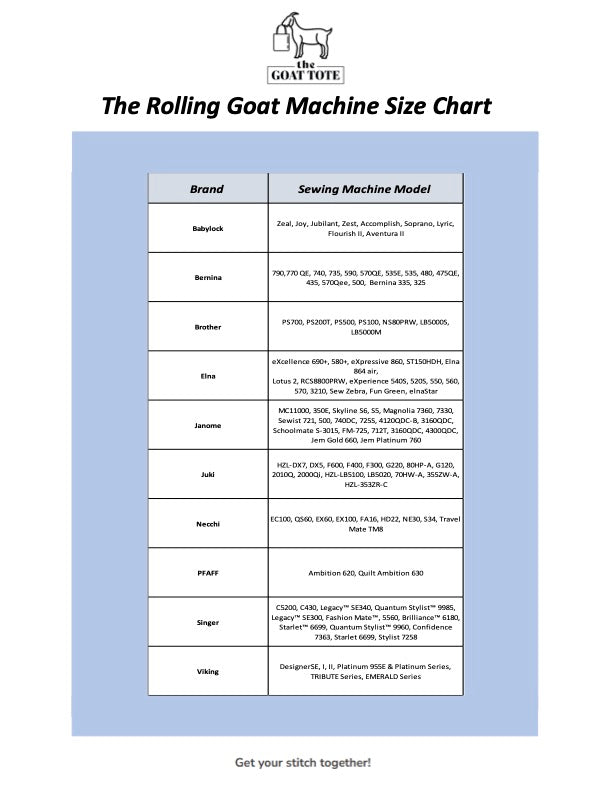 The Goat Tote- The Rolling Goat (Carnivale)