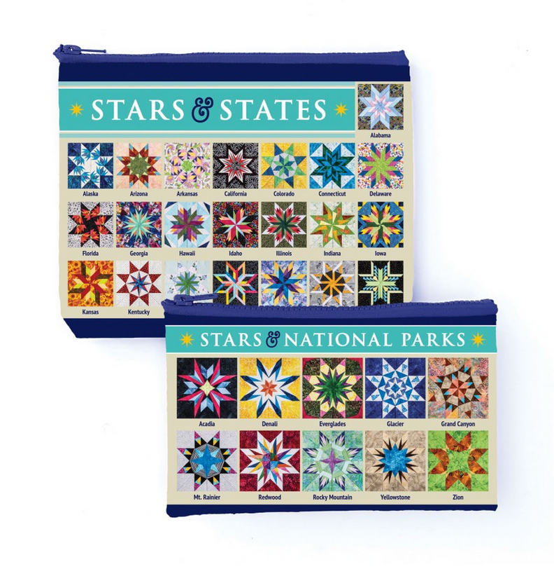 Stars & States Eco Pouch Set