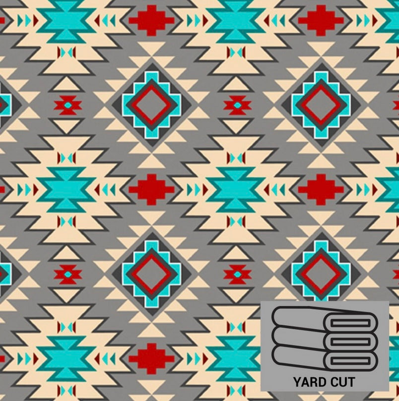 Native Argyle, 1 Yard Cut