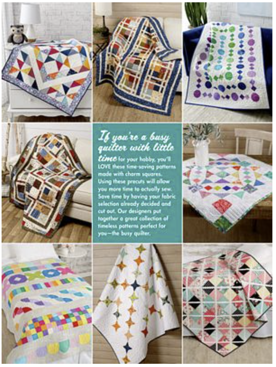 Time-Saving Charm Quilts - Book of Patterns