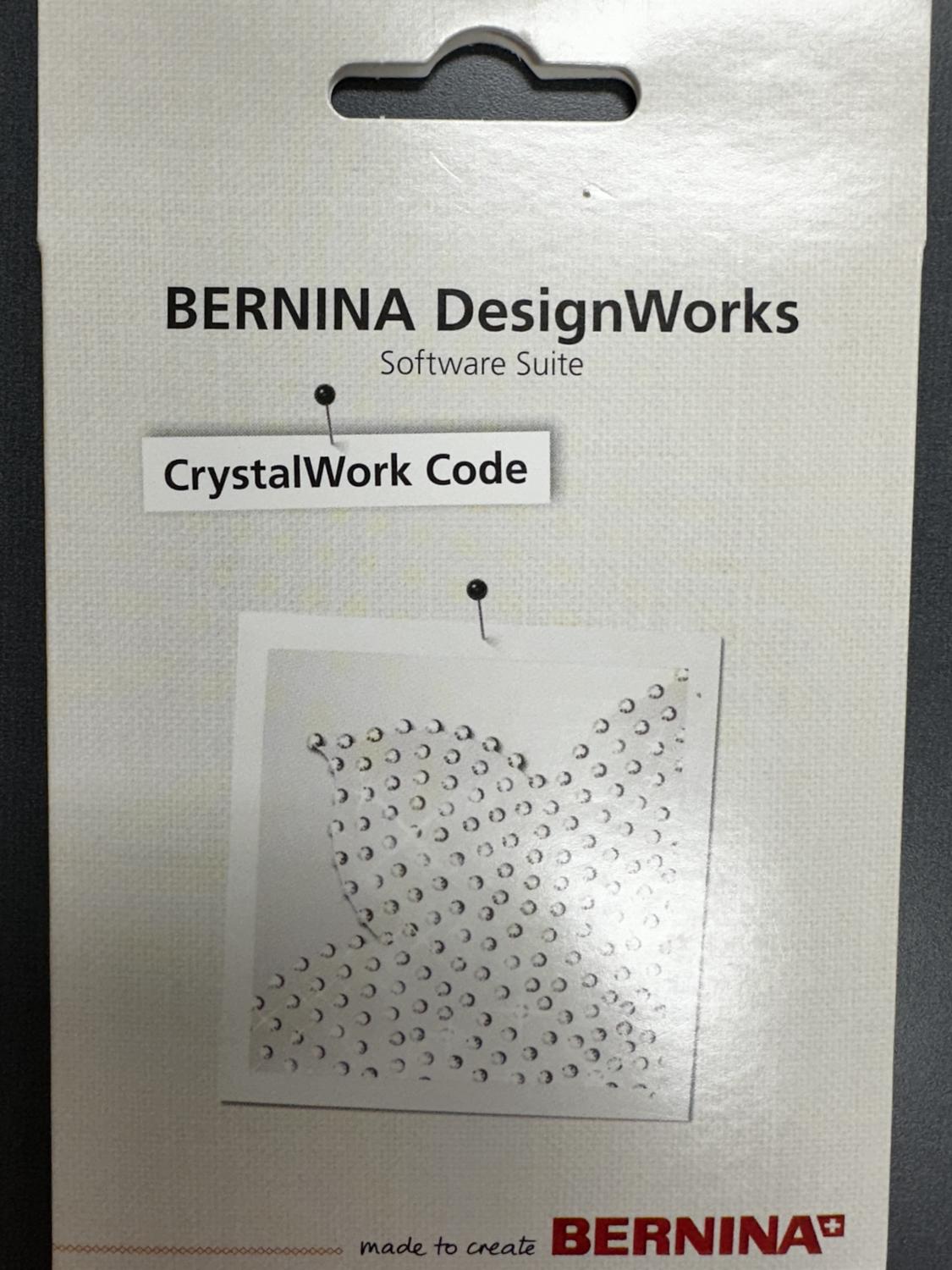 BERNINA CrystalWork Code Card** must have DesignWorks
