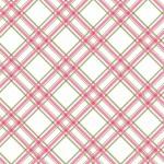 Kimberbell Basics - Diagonal Plaid Pink/Green