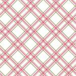 Kimberbell Basics - Diagonal Plaid Pink/Green