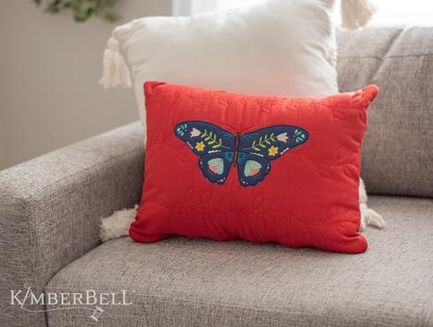 Kimberbell Blanks Quilted Lumbar Pillow Blank 12x18 Rust Linen