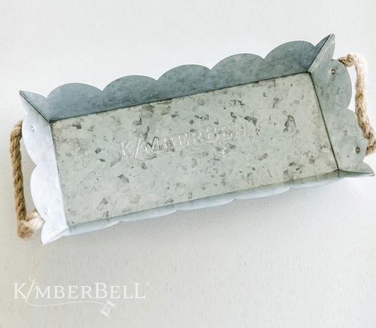 Kimberbell Scalloped Metal Tray