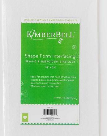 Kimberbell Shape Form Interfacing 14"x28"