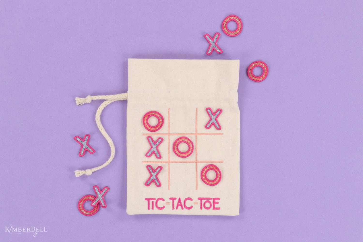 2024 Kimberbell Tic Tac Toe Cinch Sack - June Digital Dealer Exclusive