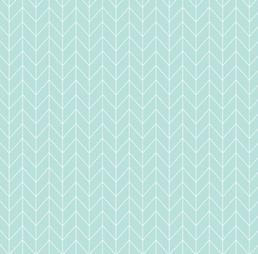 Kimberbell Vintage Flora - Chevron Aqua