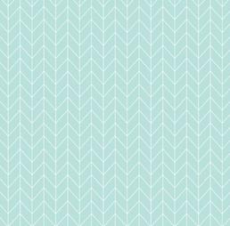 Kimberbell Vintage Flora - Chevron Aqua