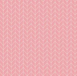 Kimberbell Vintage Flora - Chevron Pink