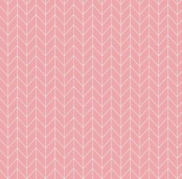 Kimberbell Vintage Flora - Chevron Pink