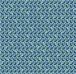 Kimberbell Vintage Flora - Lucky Floral Dark Blue