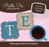 Pickle Pie Monogrammed Cork Coasters ITH