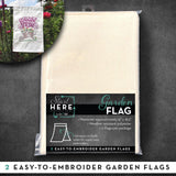 OESD Garden Flag 2pk - Off White