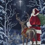 OESD Starry Night Santa Tiling Scene