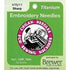 Organ Embroidery Needles 75/11 Sharp TITANIUM