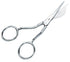 Pointed Duckbill Applique Scissors 6" double curve