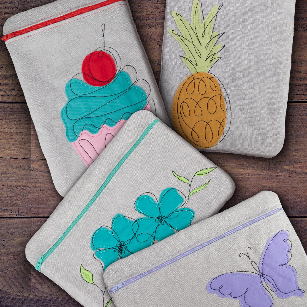 Sassy & Sweet Zipper Pouches